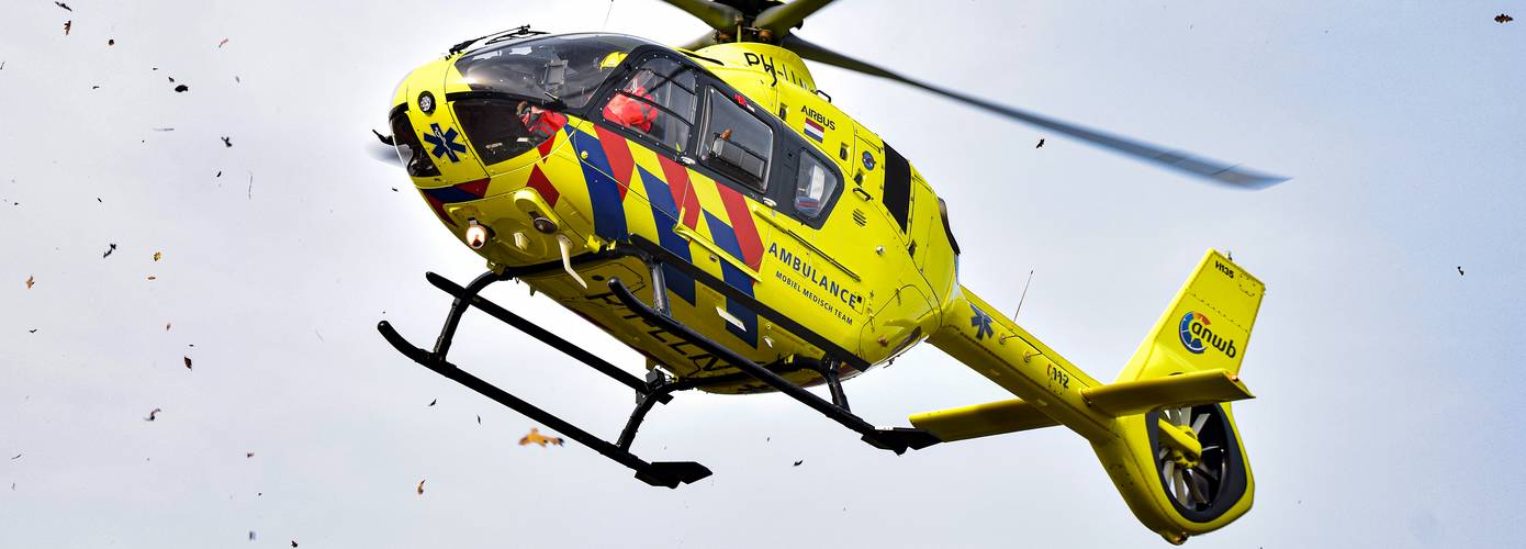 Traumahelikopter ingezet bij steekpartij met gewonde