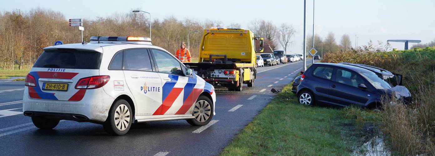 Gewonde bij ongeval N964 Winschoten 