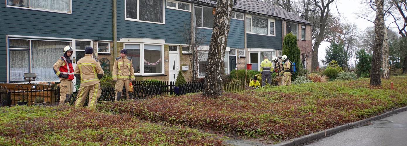 Gaslekkage door graafwerkzaamheden in voortuin Zuidlaren