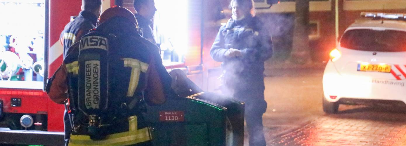 Brand in ondergrondse container ontdekt door handhaving