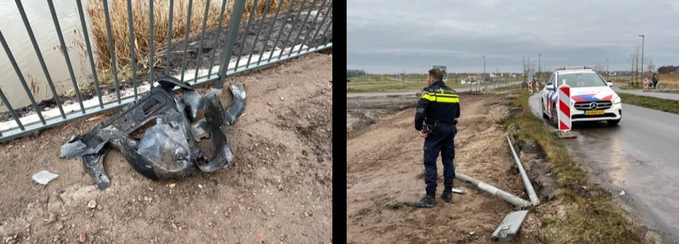 Auto gaat ervandoor na aanrijding Groningen (update)