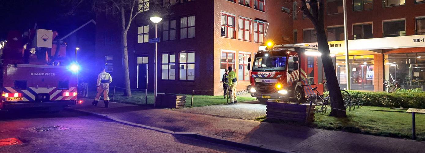 Brandweer blust brandje in woonzorgcentrum Oosterparkheem