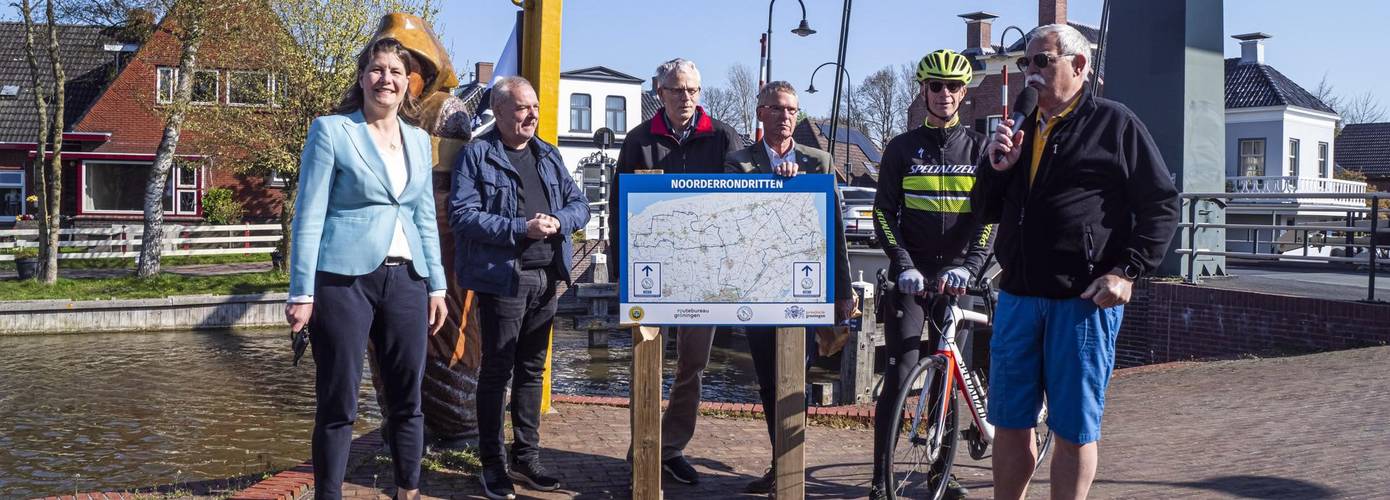 Noorderrondritten: nieuwe fietsroute van 144 kilometer geopend