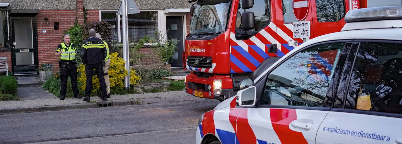 Wasdroger vat vlam in woning Haren; bewoners voorkomen erger