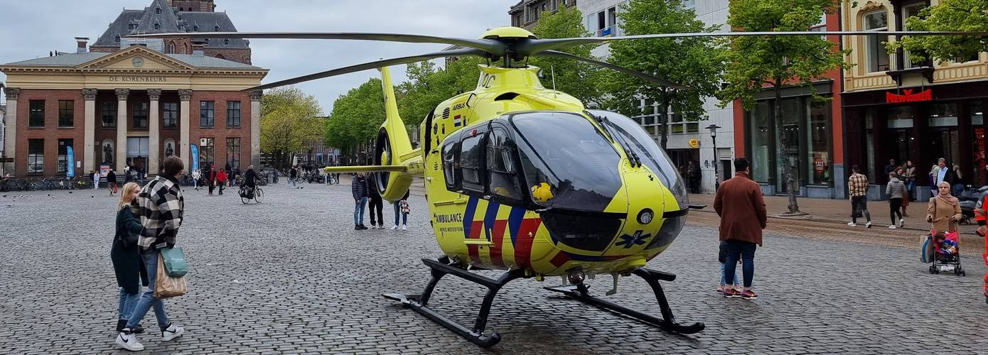 Traumahelikopter ingezet voor ernstig ongeval met twee fietsers