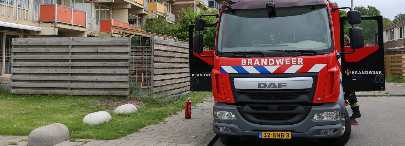 Woningbrand in Groningen snel onder controle