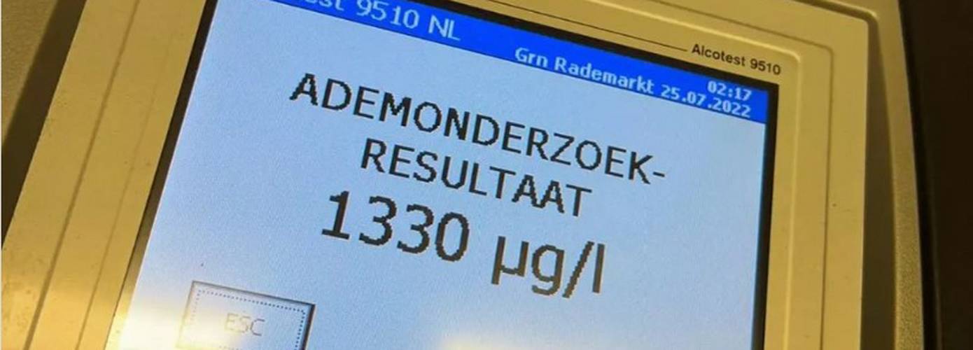 Alcomobilist aangehouden na spookrijden en stilstaan op ringweg Groningen (6x teveel gedronken)