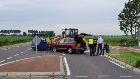 Aanrijding auto shovel1 2