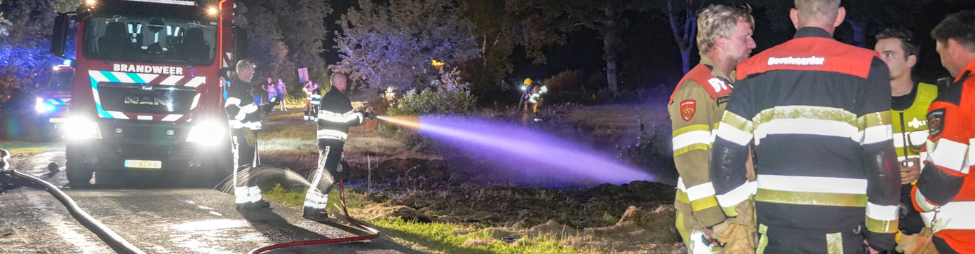 Man (55) en minderjarige jongen aangehouden voor meerdere brandjes in Siegerswoude (video)