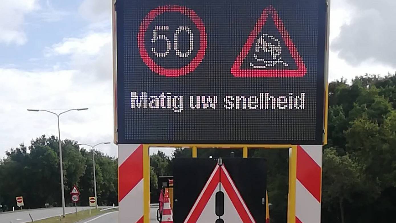 Let op! Vanavond 20:00 uur spoedreparatie aan asfalt A7 bij Hoogezand