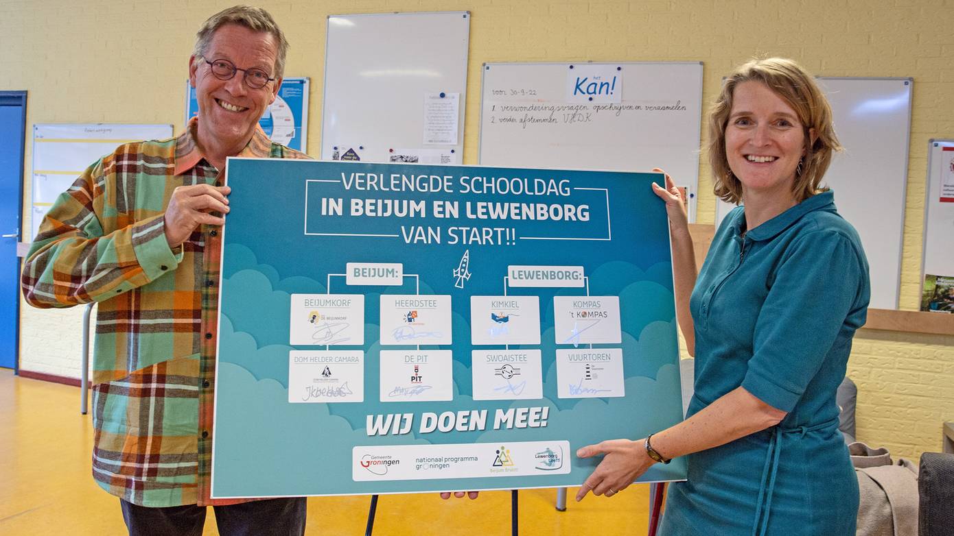 Start Verlengde Schooldag Beijum en Lewenborg