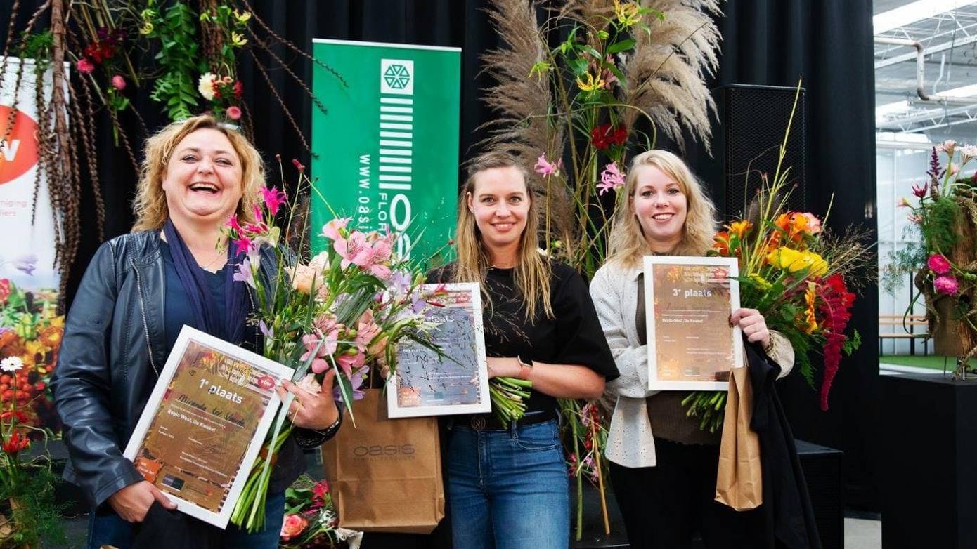 Terra MBO sleept maar liefst drie prijzen binnen bij regionale voorronde van het NK Floral Art