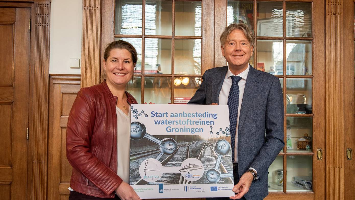 Aanbesteding voor vier nieuwe waterstoftreinen van start