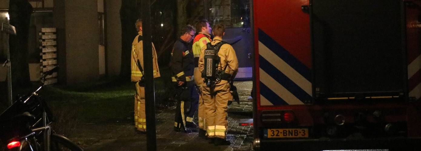 Vreemde lucht in studentenflat zorgt voor brandweer inzet in de Stad