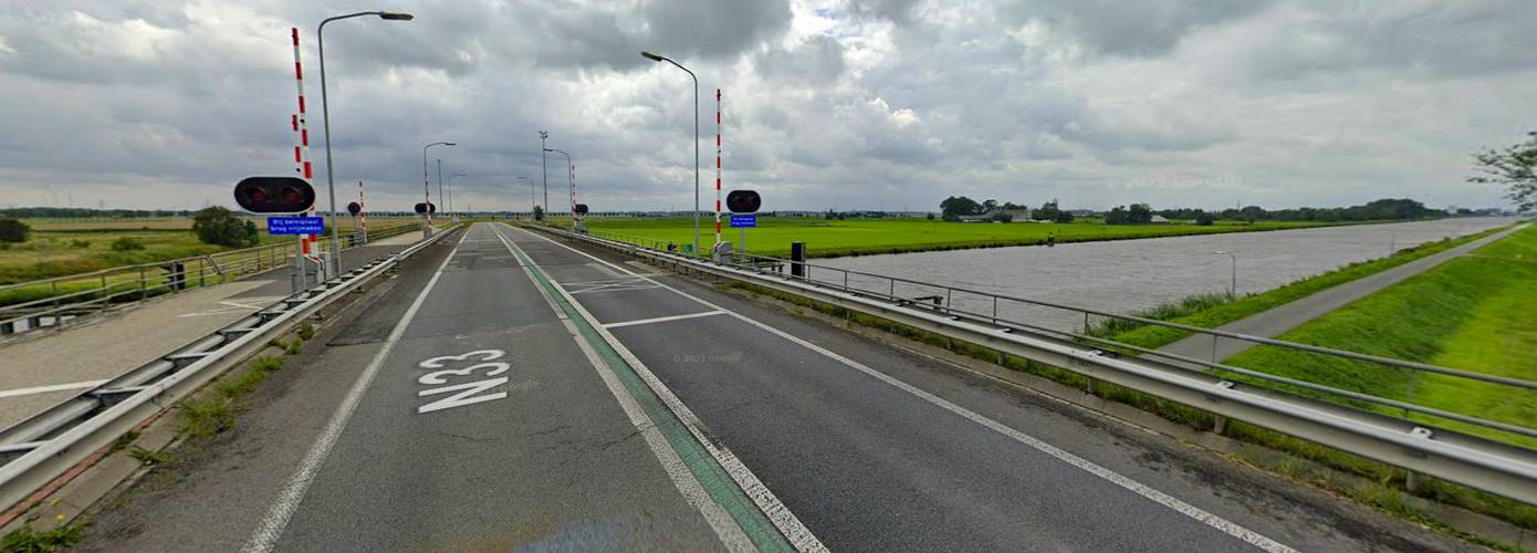 Brug Appingedam in storing; N33 tijdelijk dicht 