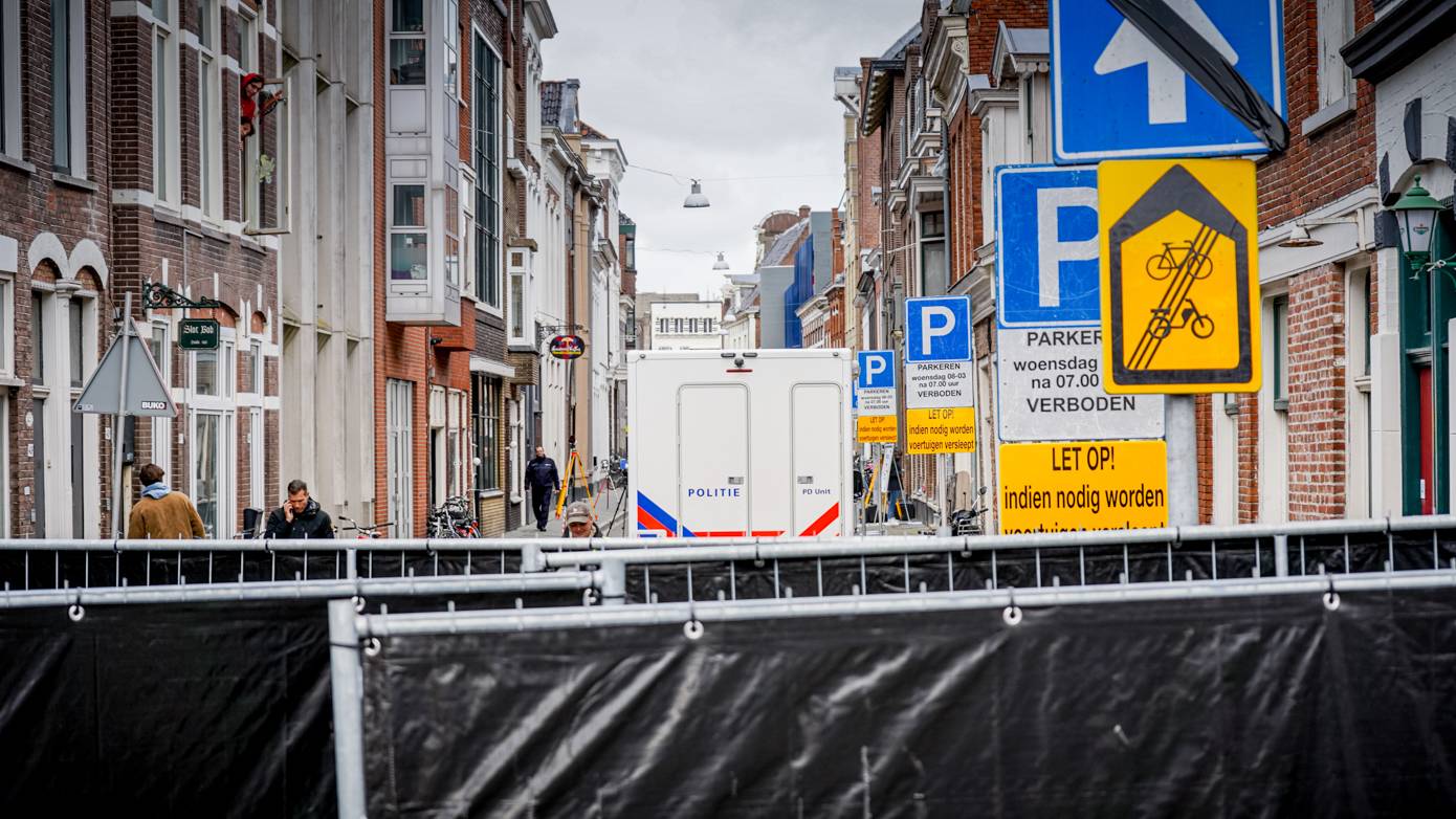 Haddingestraat afgesloten wegens reconstructie dodelijke schietpartij