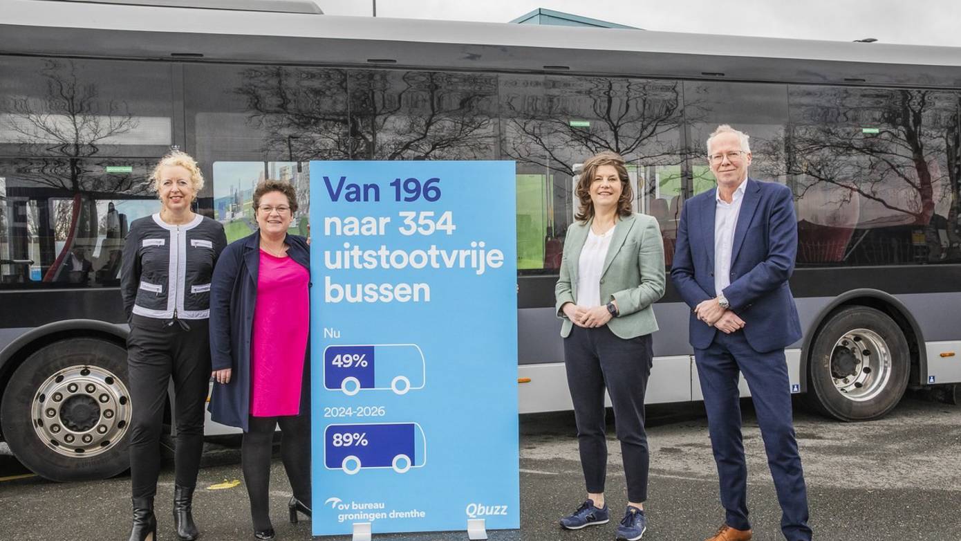 158 nieuwe elektrische bussen voor Groningen en Drenthe