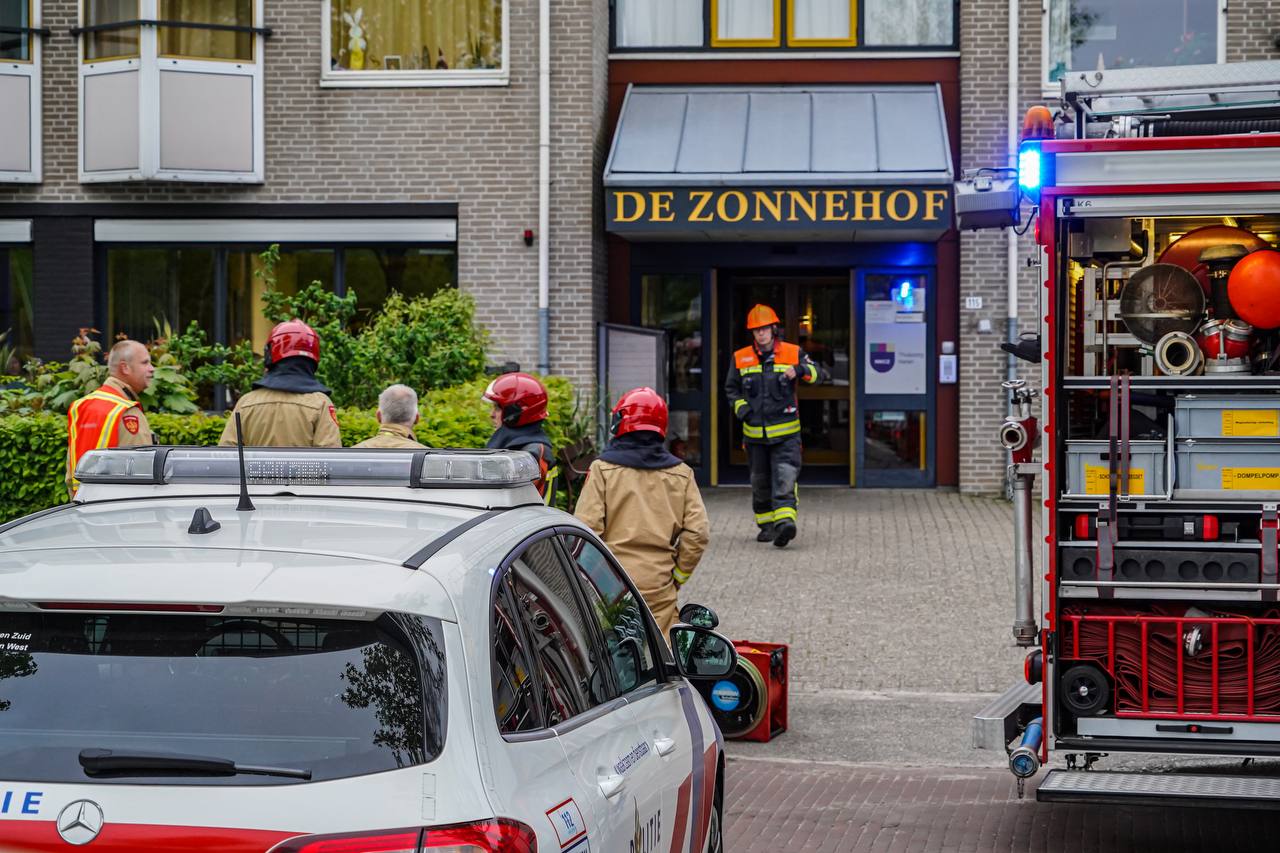 Meterkast brand in woonzorgcentrum Haren