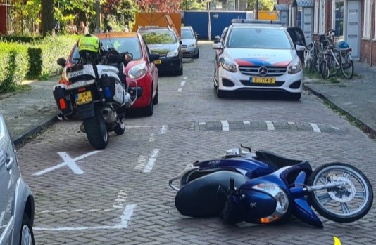 Scooterrijder aangehouden na wilde achtervolging door Groningen