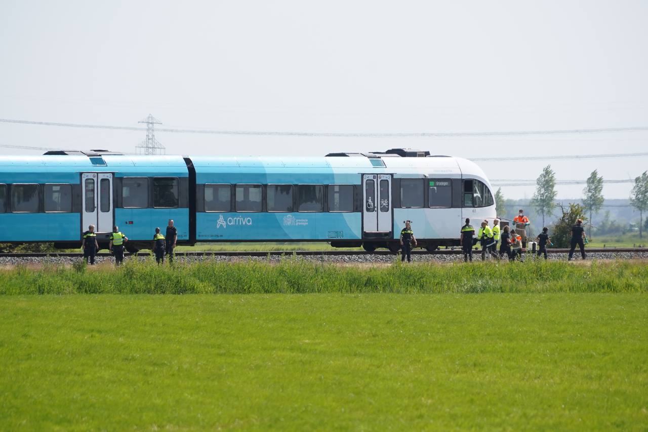 Geen treinen tussen Zuidhorn en Groningen door aanrijding