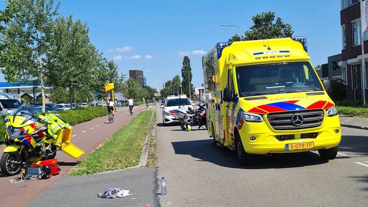 Fietster gewond bij aanrijding met auto