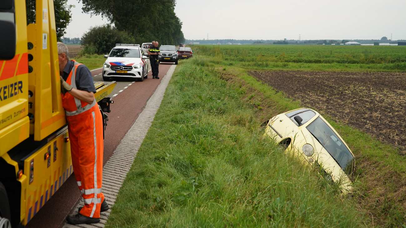 Vrouw gewond bij eenzijdig ongeval in Onstwedde