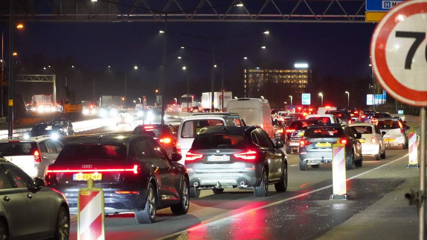 Meer dan 5 kilometer file van Groningen naar Assen vanwege ongeval