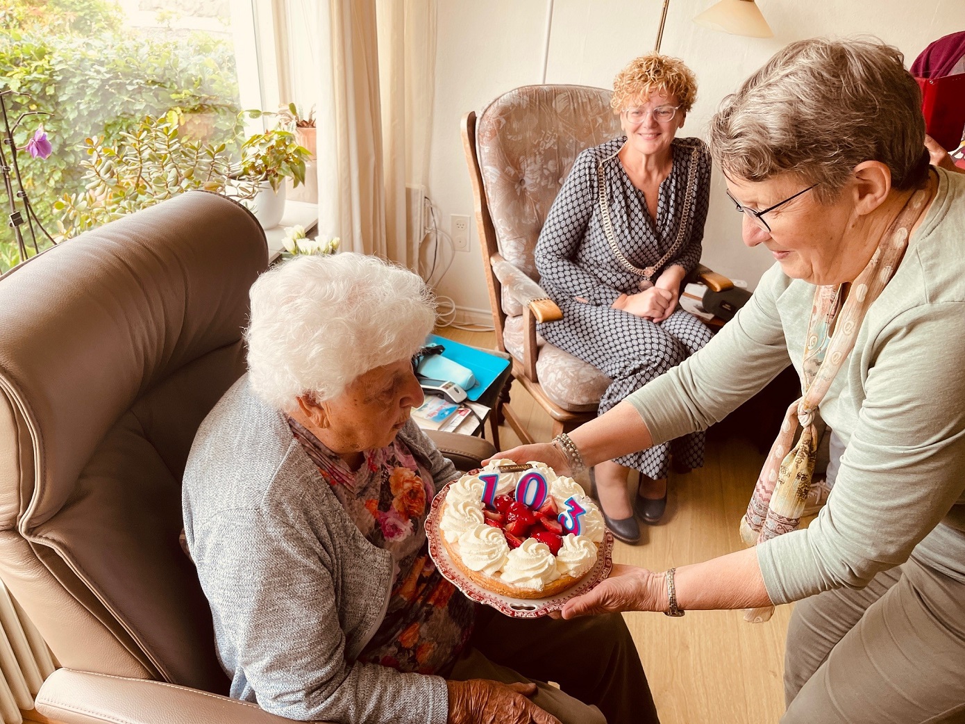 Bezige bij Janna Drok viert 103-de verjaardag