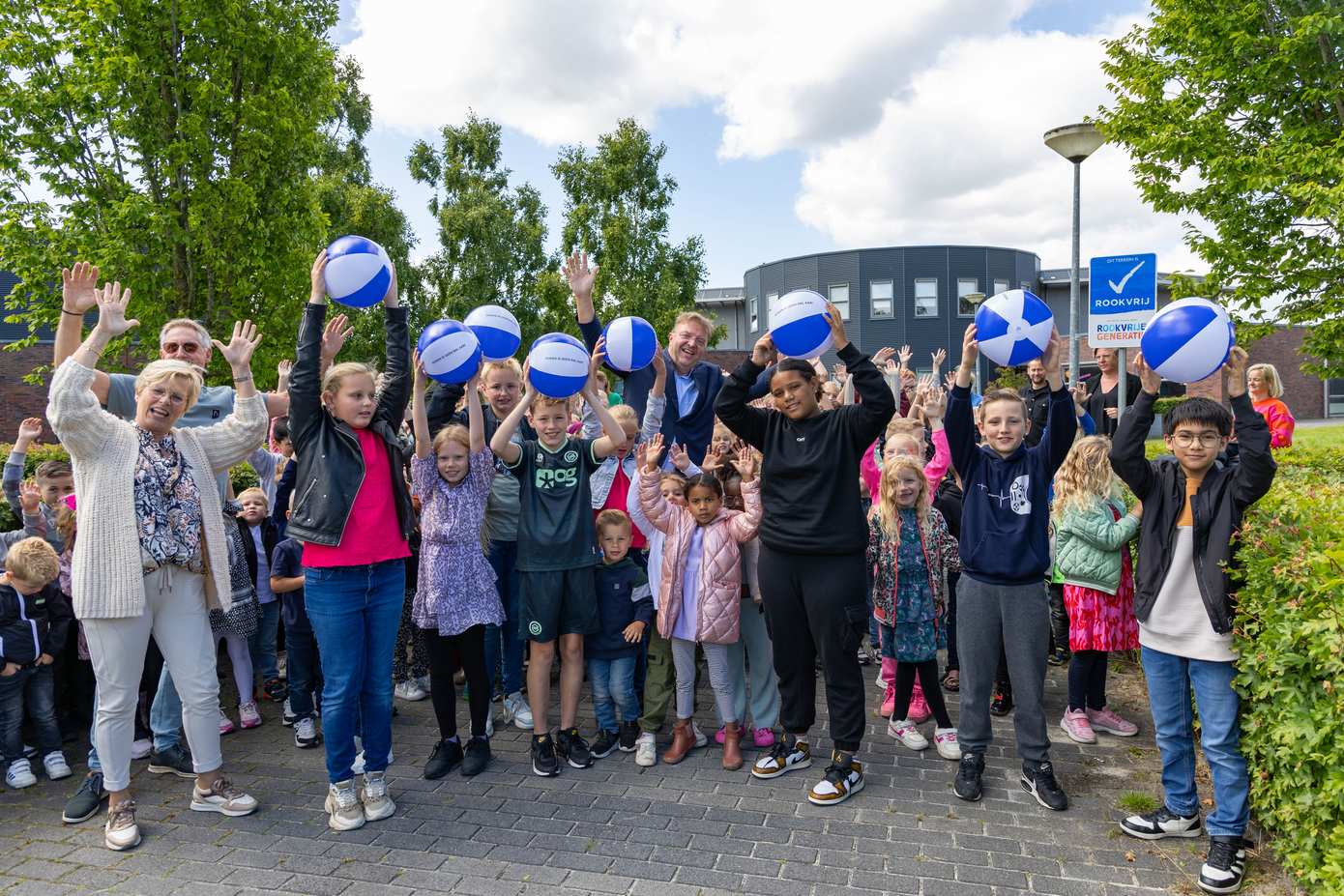 Terrein bij KC De Bouwsteen in Finsterwolde rookvrij