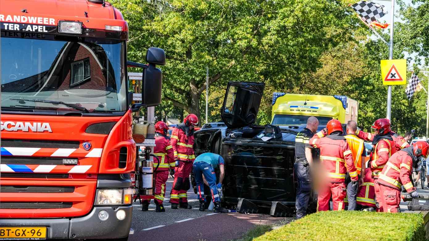 Traumahelikopter ingezet voor ernstig ongeval in Ter-Apel