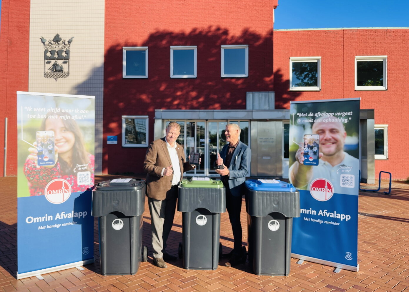 Omrin start afvalinzameling in de gemeente Pekela: nieuwe afvalapp nu beschikbaar voor inwoners