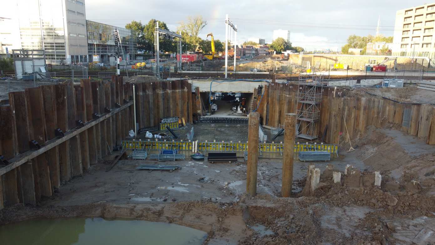 Fietstunnel boosdoener spoorverzakking tussen Hoofdstation Groningen en Groningen Europapark