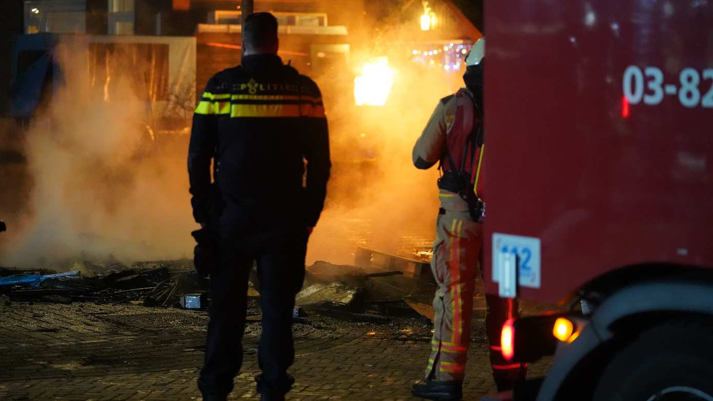 Minder branden en minder schade tijdens jaarwisseling in Pekela