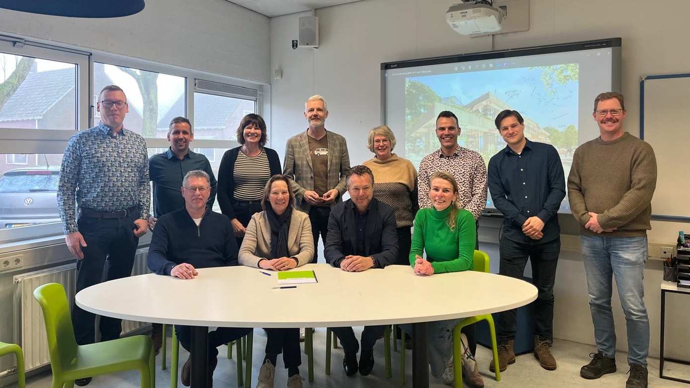 Ondertekening samenwerking nieuwbouw Lauwers College Grijpskerk