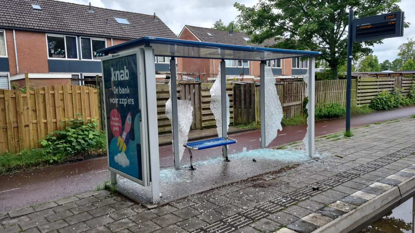 Vernielingen in Leek en Tolbert