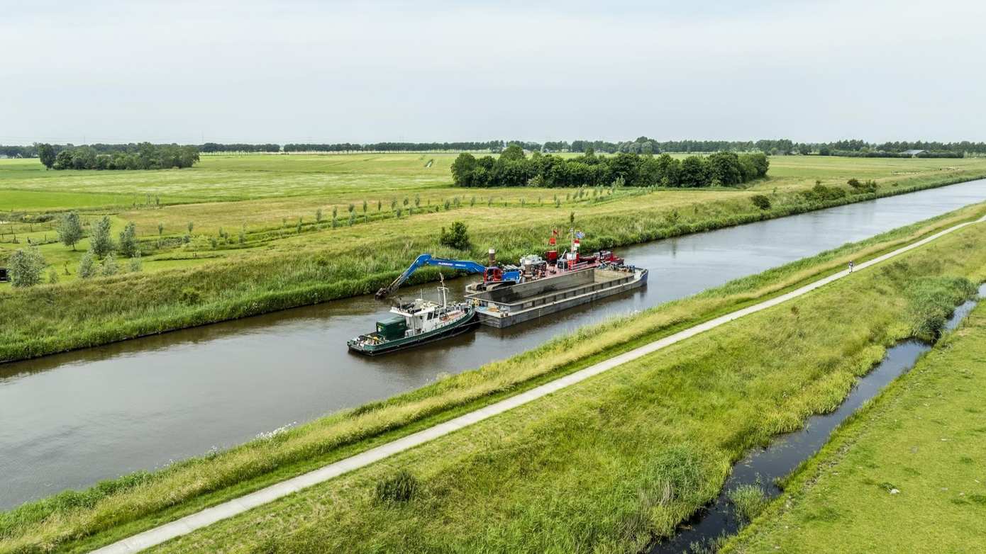 Provincie werkt aan schoner Reitdiep van Groningen tot Zoutkamp