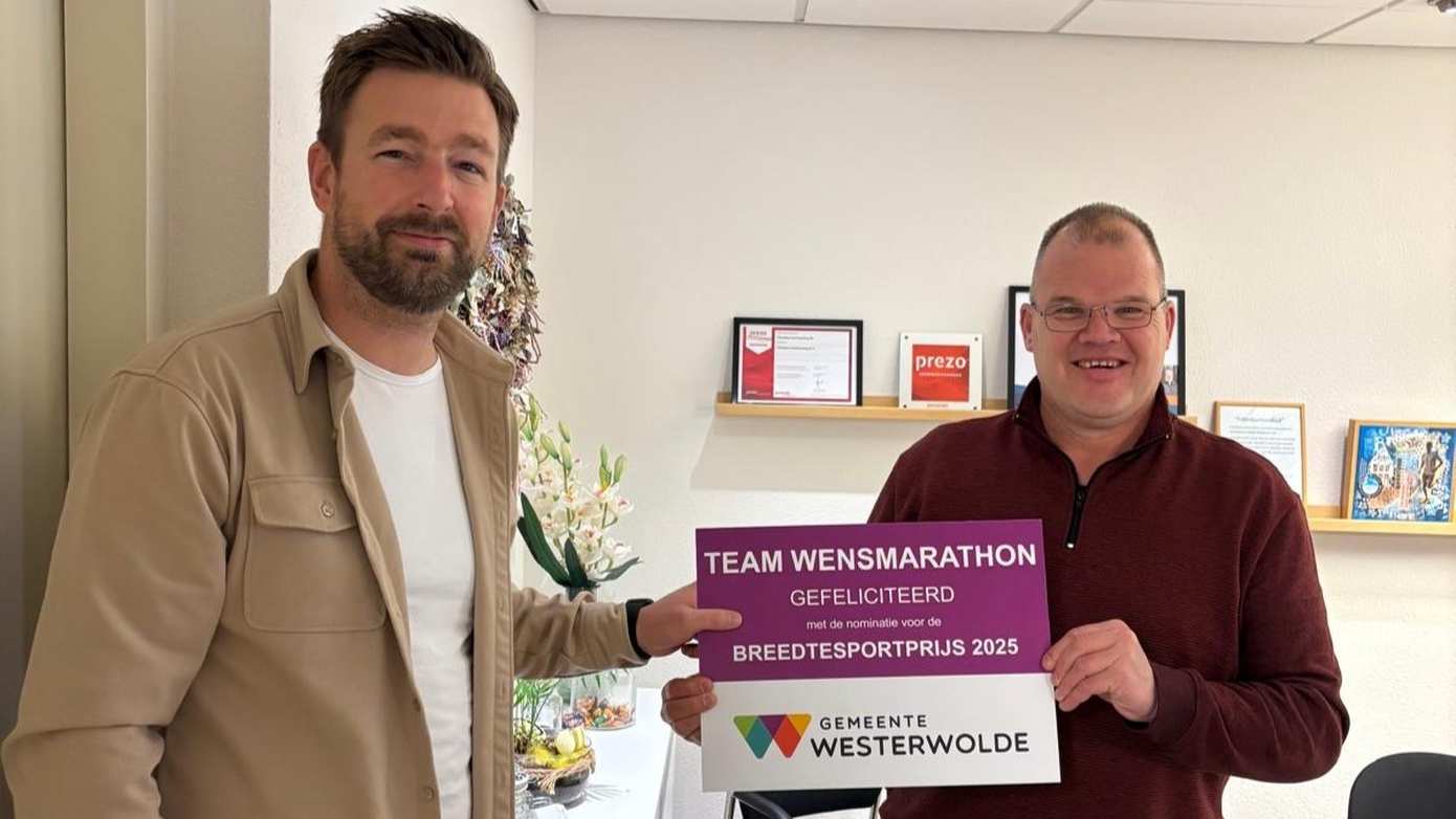 Westerwolde nomineert Team Wensmarathon voor Breedtesportprijs