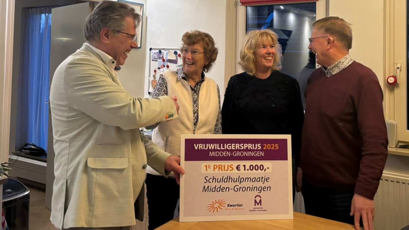 Vrijwilligersprijzen Midden-Groningen 2025 uitgereikt