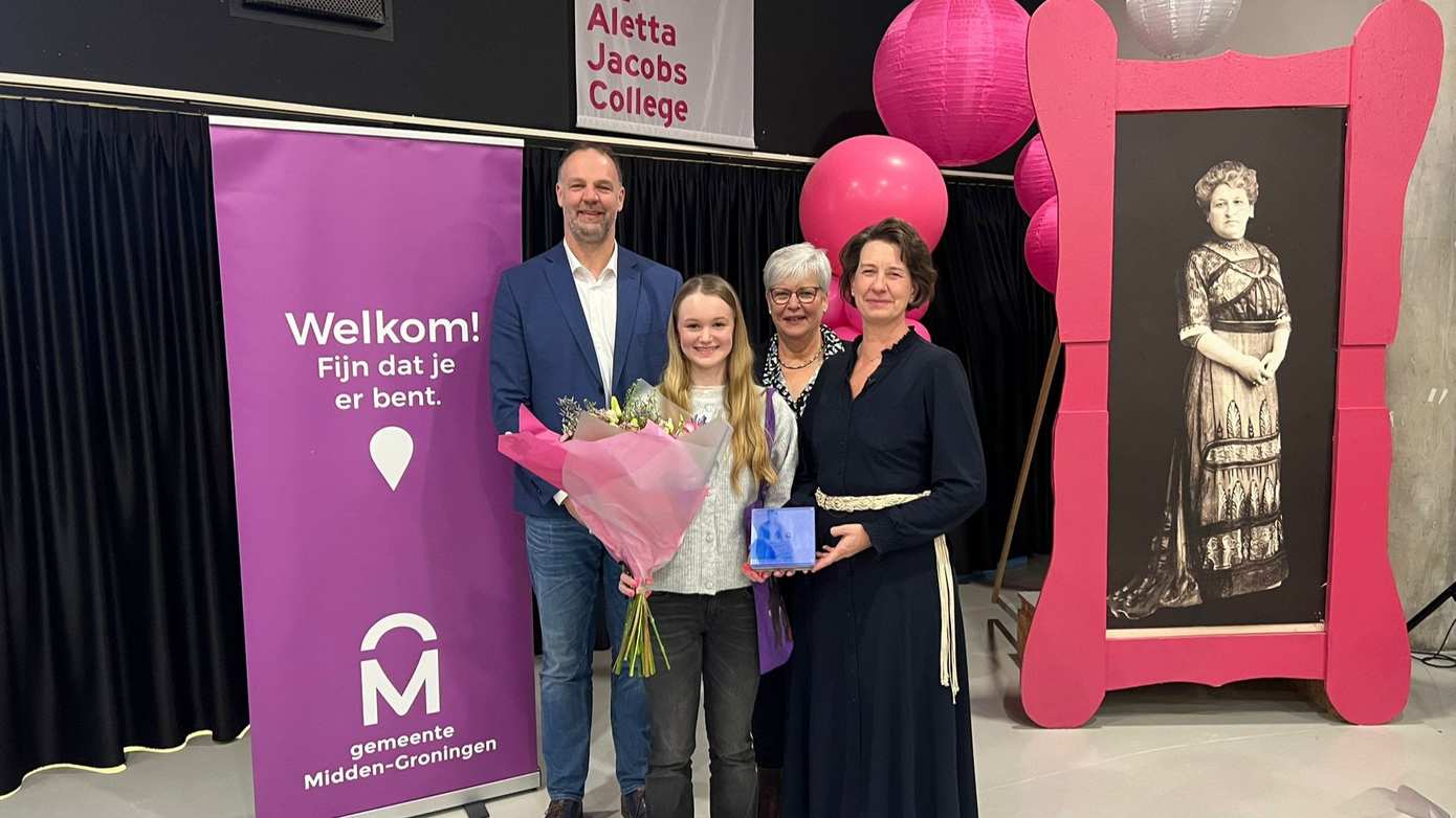 Aletta Jacobs Prijs Midden-Groningen uitgereikt