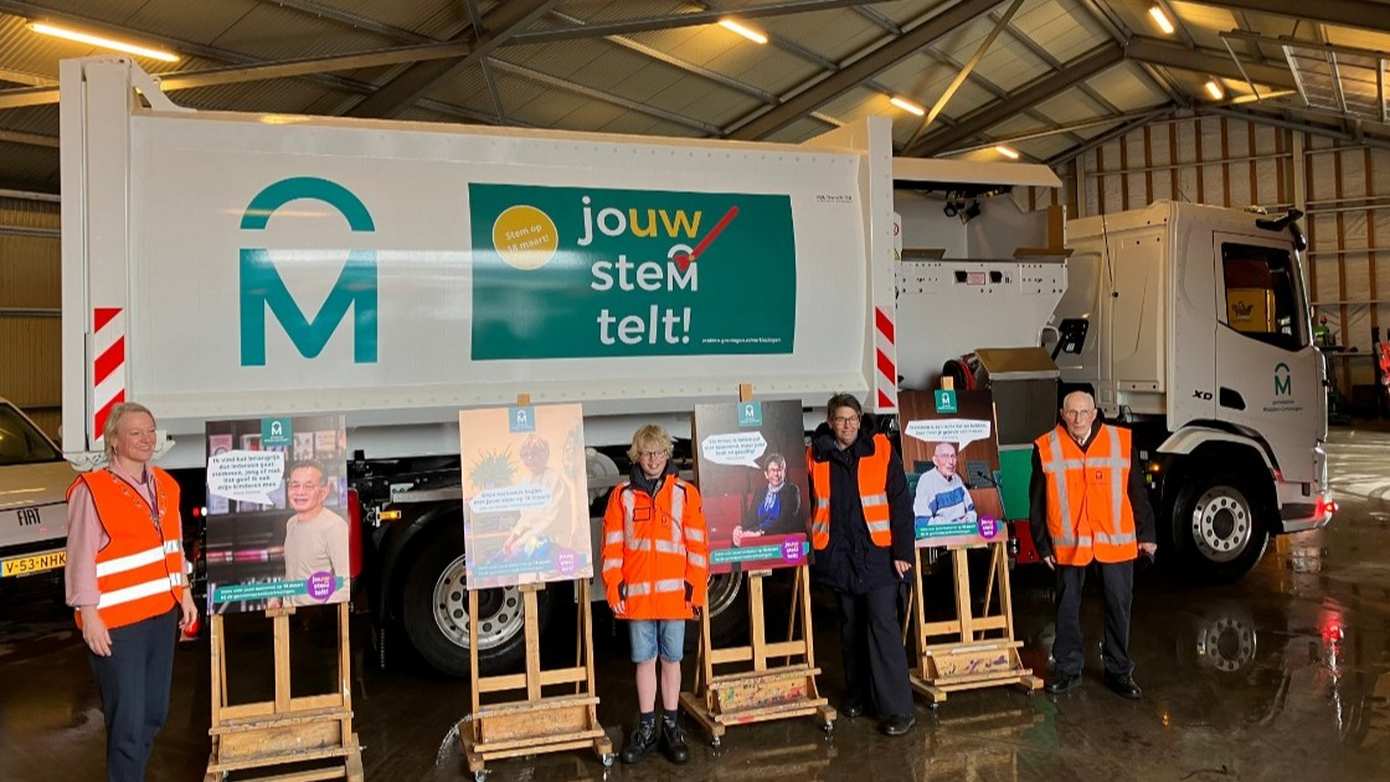 Midden-Groningen start campagne voor hogere opkomst bij gemeenteraadsverkiezingen