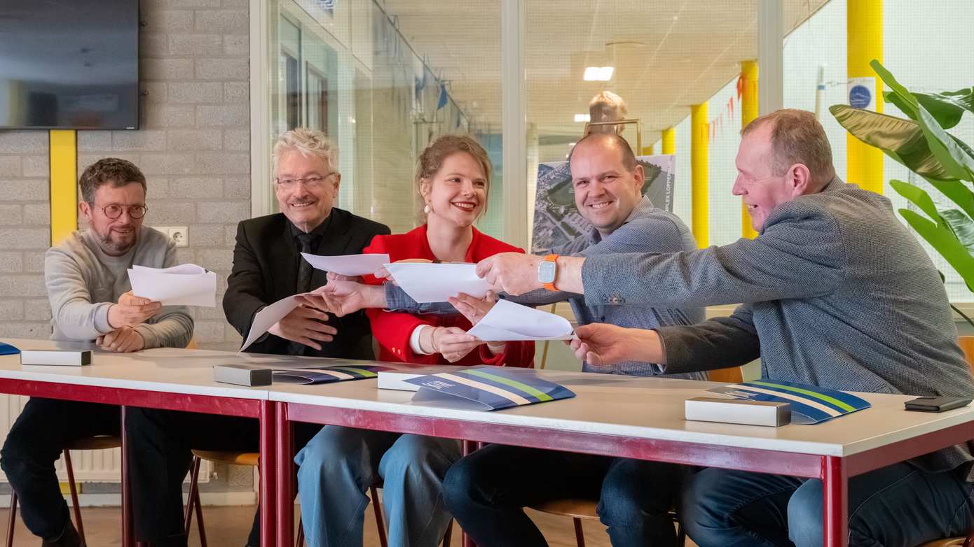 Samenwerkingsovereenkomsten sportcluster Loppersum getekend: een stap verder in het proces