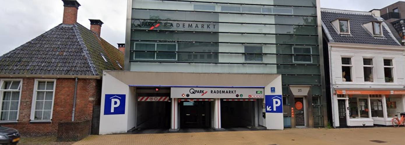 Werkzaamheden parkeergarage Rademarkt in de stad Groningen